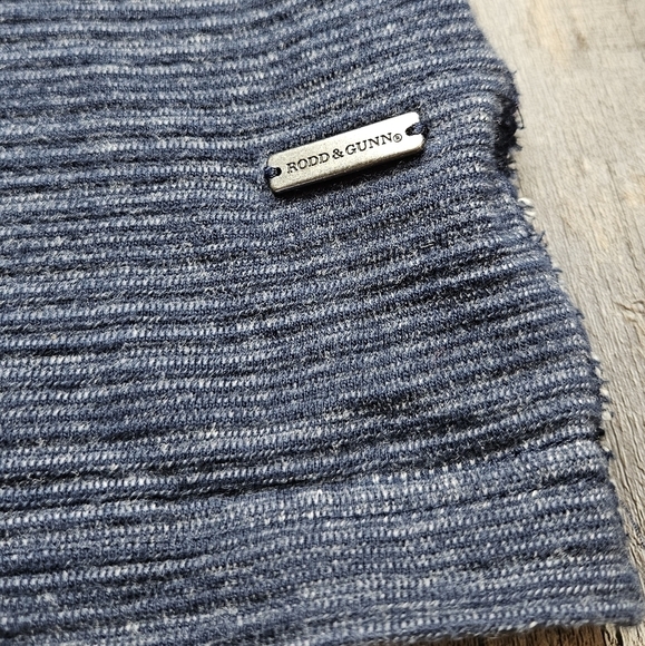 Rodd & Gunn Navy Blue Men's Henley Navy Blue XL - Picture 2 of 8